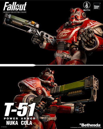 Fallout Action Figure 1/6 T-51 Nuka Cola Power Armor 37cm - Action Figures - ThreeZero - Hobby Figures UK