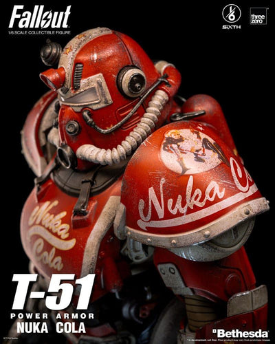 Fallout Action Figure 1/6 T-51 Nuka Cola Power Armor 37cm - Action Figures - ThreeZero - Hobby Figures UK