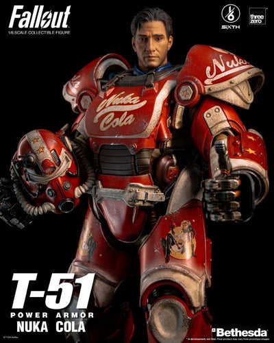 Fallout Action Figure 1/6 T-51 Nuka Cola Power Armor 37cm - Action Figures - ThreeZero - Hobby Figures UK