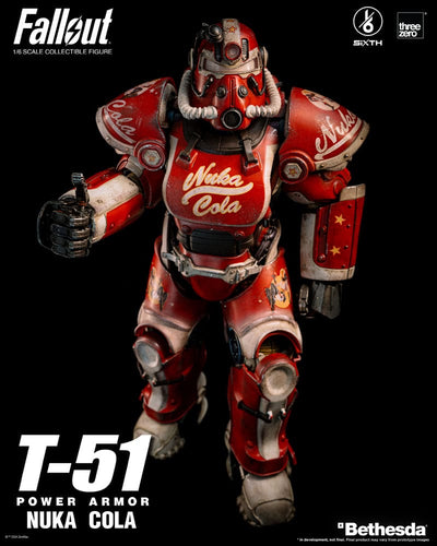 Fallout Action Figure 1/6 T-51 Nuka Cola Power Armor 37cm - Action Figures - ThreeZero - Hobby Figures UK