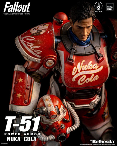 Fallout Action Figure 1/6 T-51 Nuka Cola Power Armor 37cm - Action Figures - ThreeZero - Hobby Figures UK