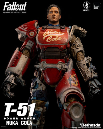 Fallout Action Figure 1/6 T-51 Nuka Cola Power Armor 37cm - Action Figures - ThreeZero - Hobby Figures UK