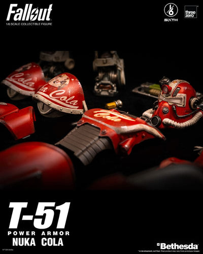 Fallout Action Figure 1/6 T-51 Nuka Cola Power Armor 37cm - Action Figures - ThreeZero - Hobby Figures UK