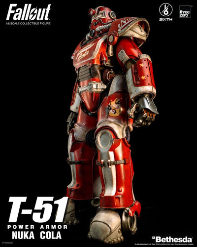 Fallout Action Figure 1/6 T-51 Nuka Cola Power Armor 37cm - Action Figures - ThreeZero - Hobby Figures UK