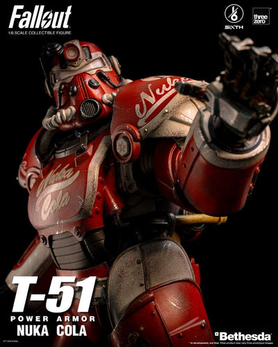 Fallout Action Figure 1/6 T-51 Nuka Cola Power Armor 37cm - Action Figures - ThreeZero - Hobby Figures UK