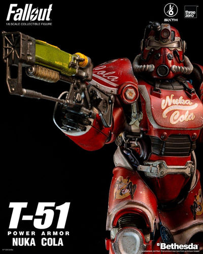 Fallout Action Figure 1/6 T-51 Nuka Cola Power Armor 37cm - Action Figures - ThreeZero - Hobby Figures UK