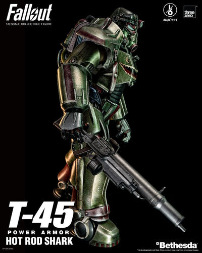 Fallout FigZero Action Figure 1/6 T-45 Hot Rod Shark Power Armor 37cm - Action Figures - ThreeZero - Hobby Figures UK