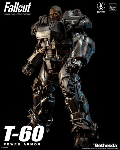 Fallout FigZero Action Figure 1/6 T-60 Power Armor 37cm - Action Figures - ThreeZero - Hobby Figures UK