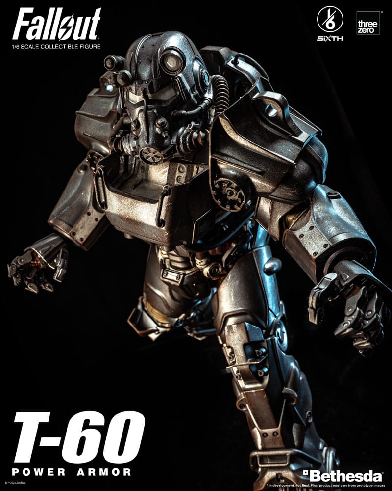 Fallout FigZero Action Figure 1/6 T-60 Power Armor 37cm - Action Figures - ThreeZero - Hobby Figures UK