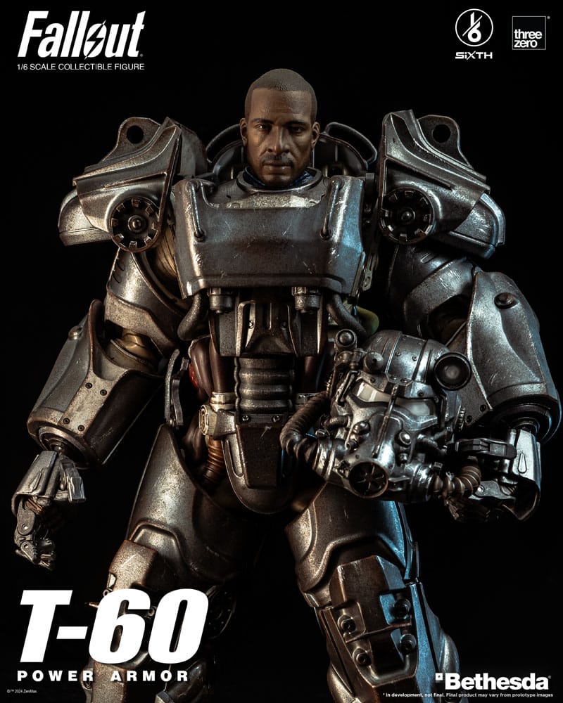 Fallout FigZero Action Figure 1/6 T-60 Power Armor 37cm - Action Figures - ThreeZero - Hobby Figures UK