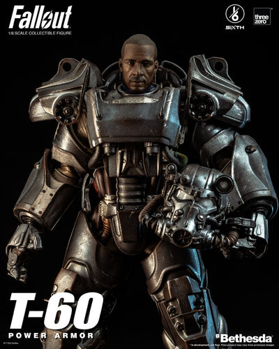 Fallout FigZero Action Figure 1/6 T-60 Power Armor 37cm - Action Figures - ThreeZero - Hobby Figures UK
