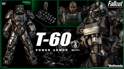 Fallout FigZero Action Figure 1/6 T-60 Power Armor 37cm - Action Figures - ThreeZero - Hobby Figures UK