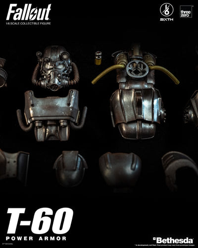 Fallout FigZero Action Figure 1/6 T-60 Power Armor 37cm - Action Figures - ThreeZero - Hobby Figures UK