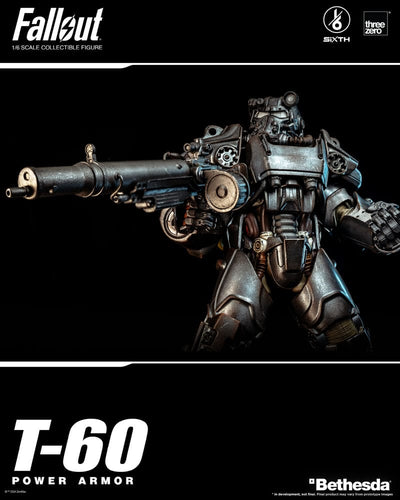 Fallout FigZero Action Figure 1/6 T-60 Power Armor 37cm - Action Figures - ThreeZero - Hobby Figures UK