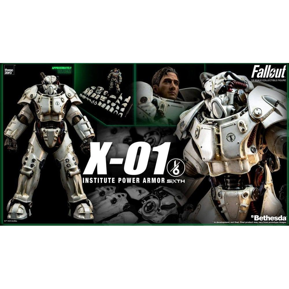 Fallout FigZero Action Figure 1/6 X-01 Institute Power Armor 37cm