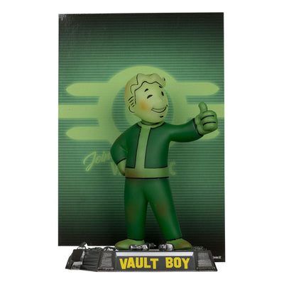 Fallout Movie Maniacs PVC Statue Vault Boy 13cm - Scale Statue - McFarlane Toys - Hobby Figures UK