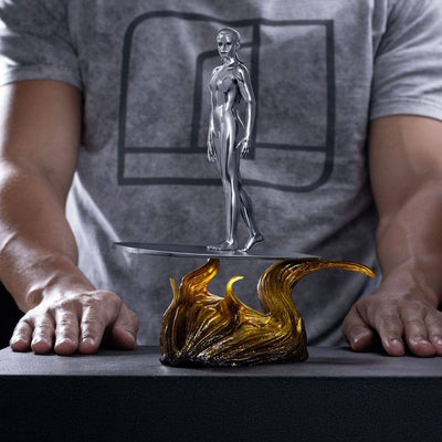 Fantastic Four Art Scale Statue 1/10 Silver Surfer 27cm - Scale Statue - Iron Studios - Hobby Figures UK