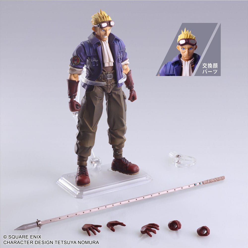 Final Fantasy VII Bring Arts Action Figure Cid Highwind 15cm - Action Figures - Square-Enix - Hobby Figures UK