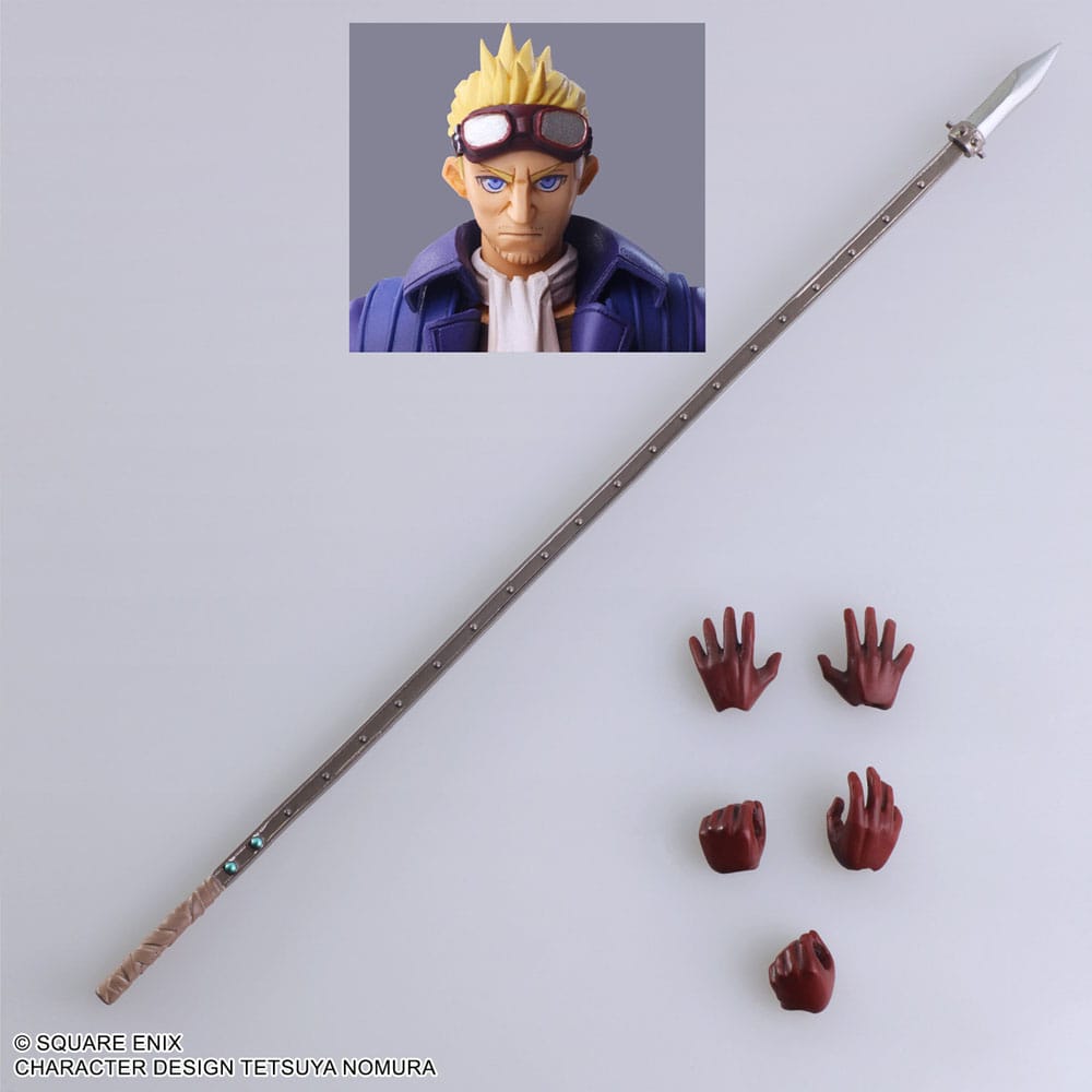 Final Fantasy VII Bring Arts Action Figure Cid Highwind 15cm - Action Figures - Square-Enix - Hobby Figures UK