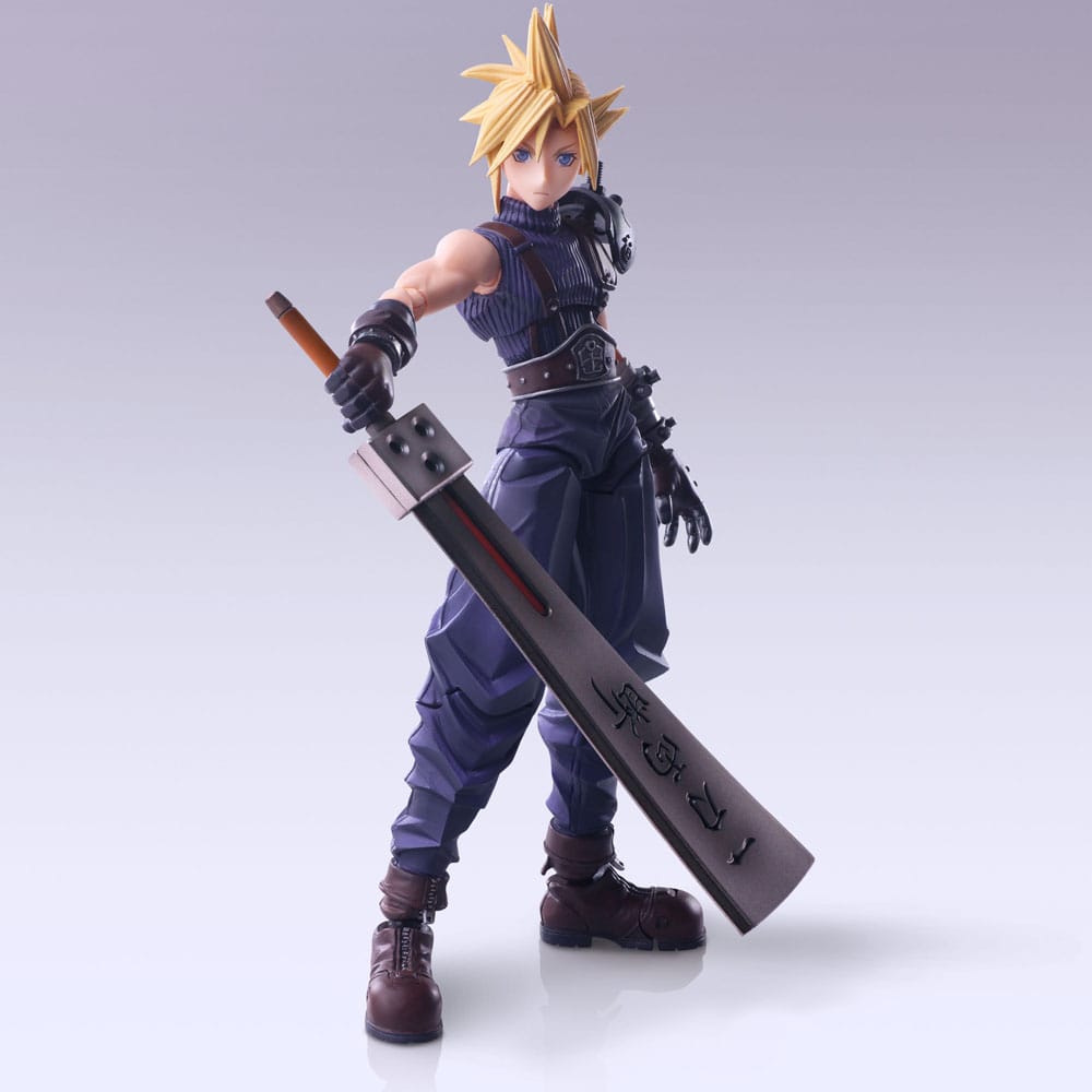 Final Fantasy VII Bring Arts Action Figure Cloud Strife Hardedge Ver. 15cm - Action Figures - Square-Enix - Hobby Figures UK
