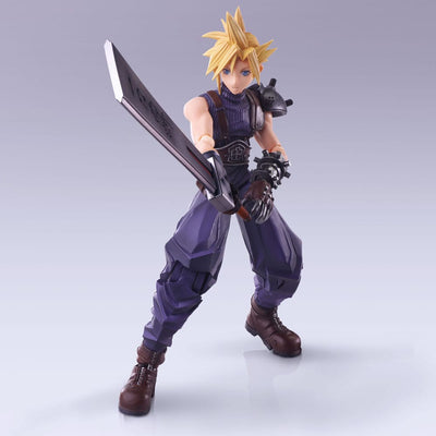 Final Fantasy VII Bring Arts Action Figure Cloud Strife Hardedge Ver. 15cm - Action Figures - Square-Enix - Hobby Figures UK