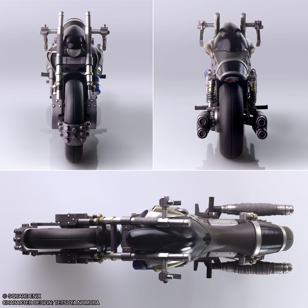 Final Fantasy VII Bring Arts Action Figure and vehicle Cloud Strife & Hardy-Daytona 15cm - Action Figures - Square-Enix - Hobby Figures UK