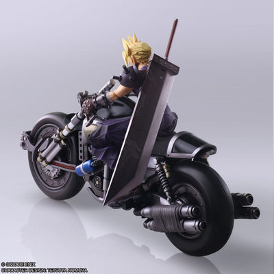 Final Fantasy VII Bring Arts Action Figure and vehicle Cloud Strife & Hardy-Daytona 15cm - Action Figures - Square-Enix - Hobby Figures UK