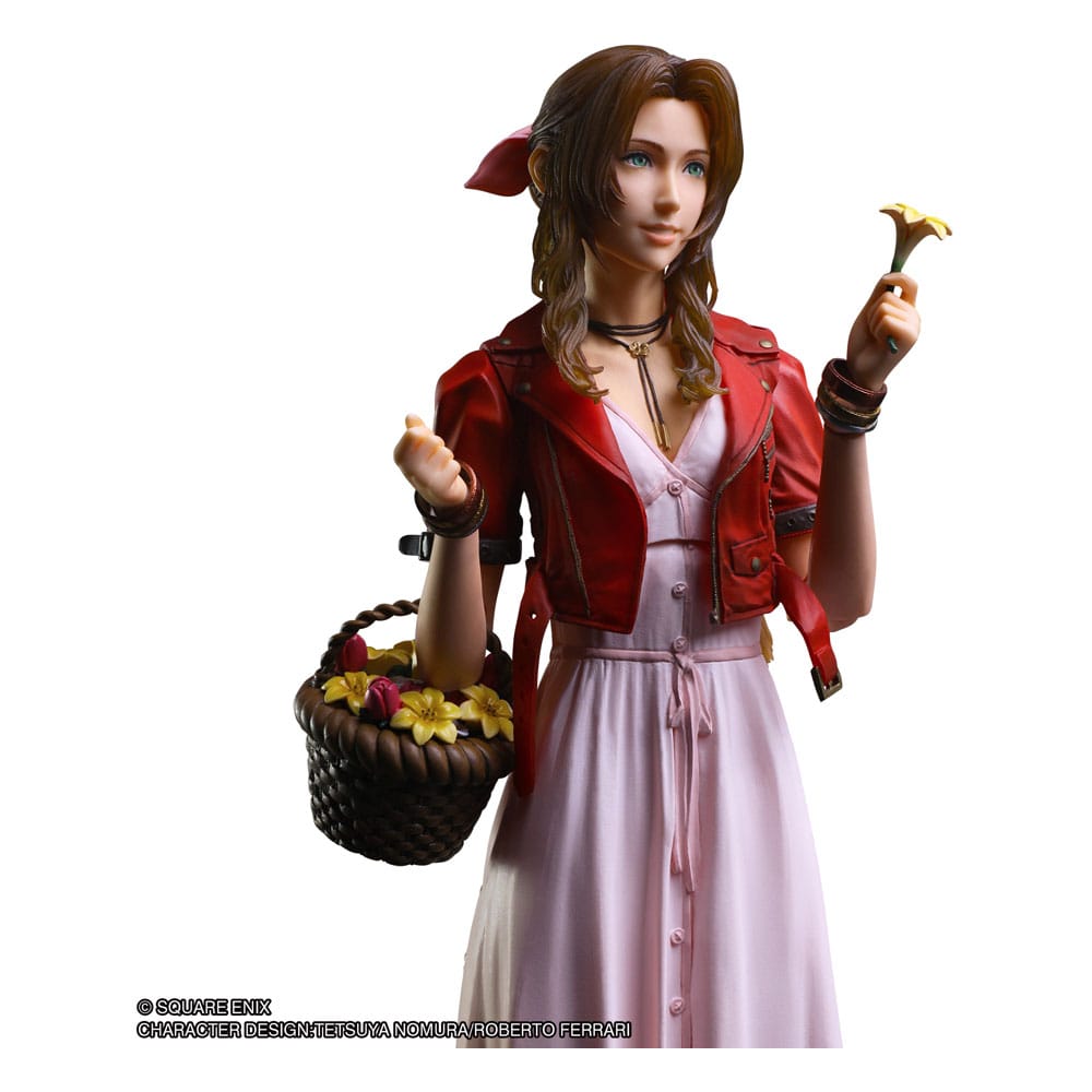 Final Fantasy VII Rebirth Play Arts Kai Action Figure Aerith Gainsboro ...