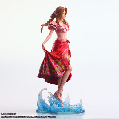 Final Fantasy VII Rebirth Static Arts Gallery Statue Aerith Gainsborough (Swimsuit Ver.) 26cm - Scale Statue - Square-Enix - Hobby Figures UK