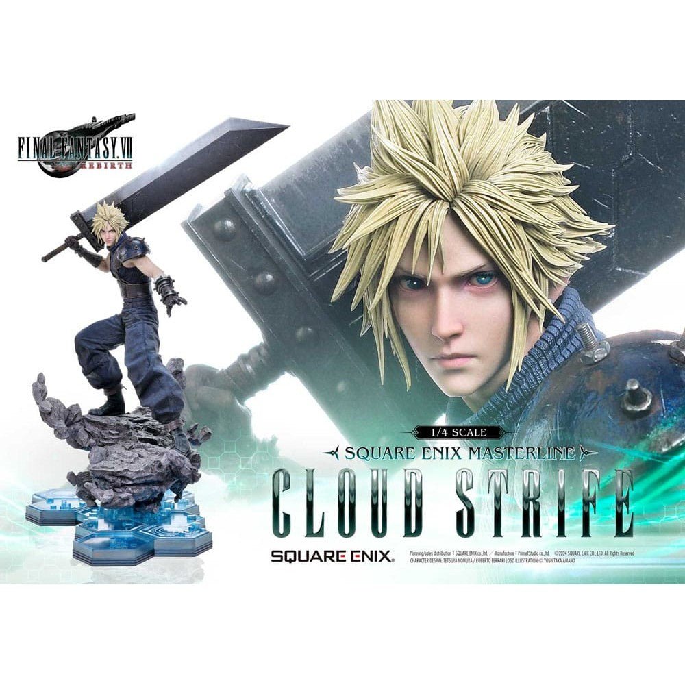Final Fantasy VII Rebirth Statue 1/4 Cloud Strife 68cm - Scale Statue - Square-Enix - Hobby Figures UK