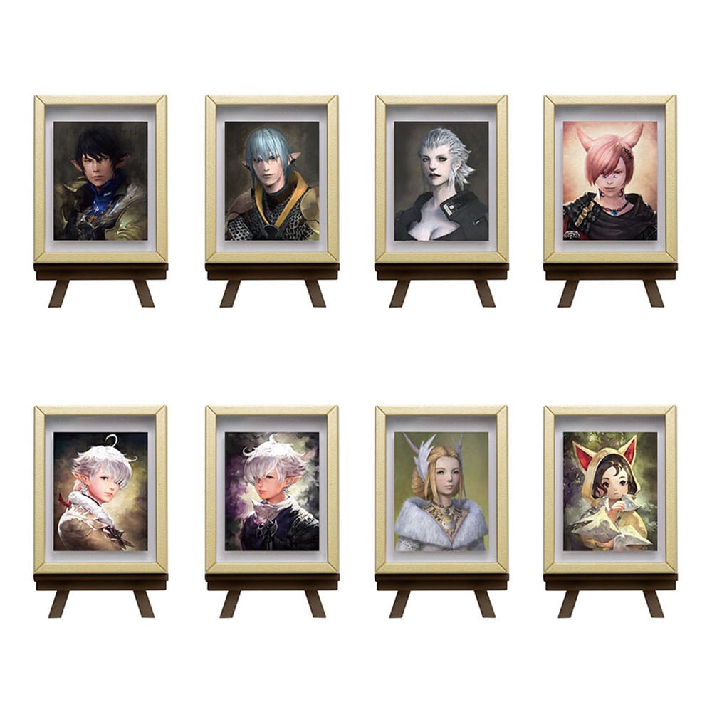 Final Fantasy XIV Framed Portrait Magnets Vol. 1 Display (8) - Mini Figures - Square-Enix - Hobby Figures UK