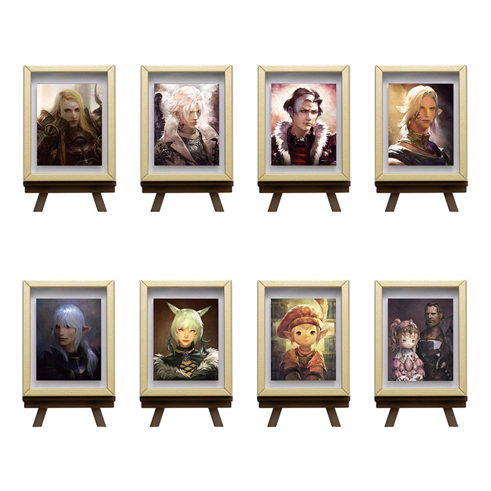 Final Fantasy XIV Framed Portrait Magnets Vol. 2 Display (8) - Mini Figures - Square-Enix - Hobby Figures UK