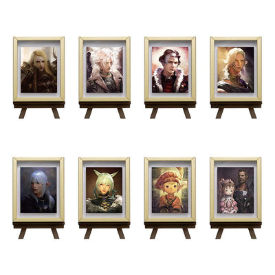 Final Fantasy XIV Framed Portrait Magnets Vol. 2 Display (8) - Mini Figures - Square-Enix - Hobby Figures UK