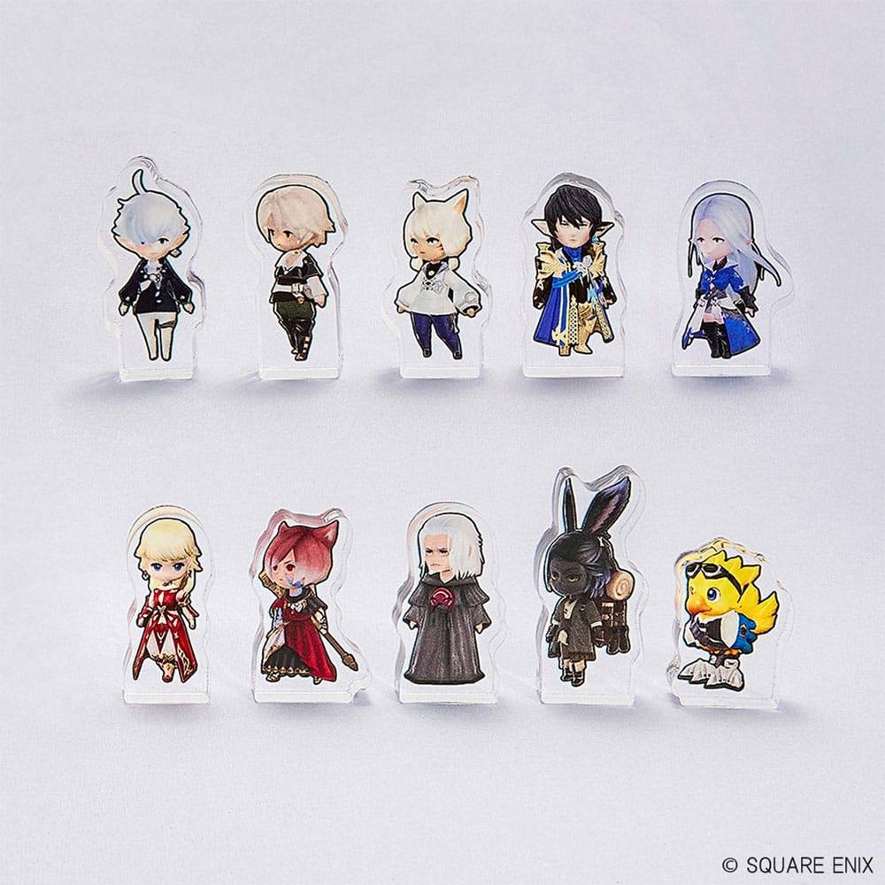 Final Fantasy XIV Mini Acrylic Block Vol. 1 Blind Box Display (10) - Mini Figures - Square-Enix - Hobby Figures UK