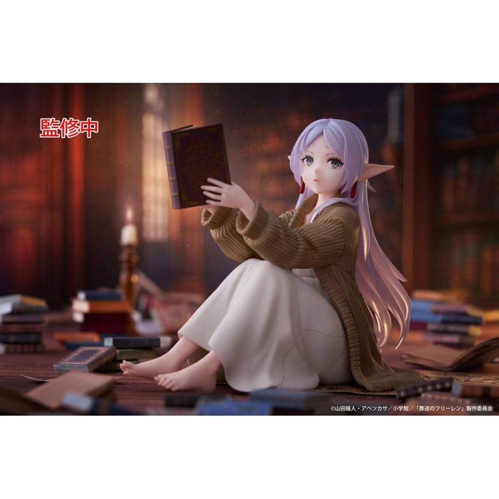 Figurine Frieren 19 Cm – Frieren Beyond Journey's End, PVC De Collection, Déco Bureau Ou étagère