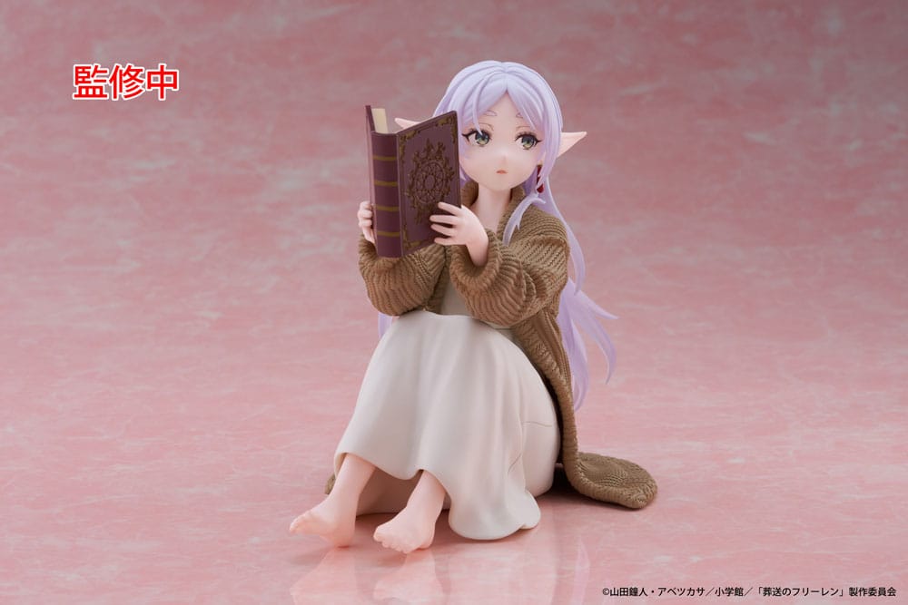 Frieren: Beyond Journey's End PVC Statue Desktop Cute Figure Frieren Roomwear Ver. 13cm - Scale Statue - Taito Prize - Hobby Figures UK