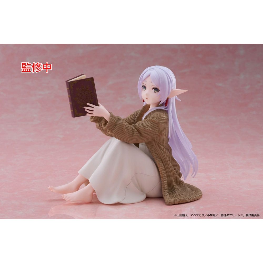 Frieren: Beyond Journey's End PVC Statue Desktop Cute Figure Frieren Roomwear Ver. 13cm - Scale Statue - Taito Prize - Hobby Figures UK