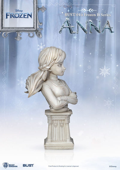 Frozen II Series PVC Bust Anna 16cm - Scale Statue - Beast Kingdom Toys - Hobby Figures UK
