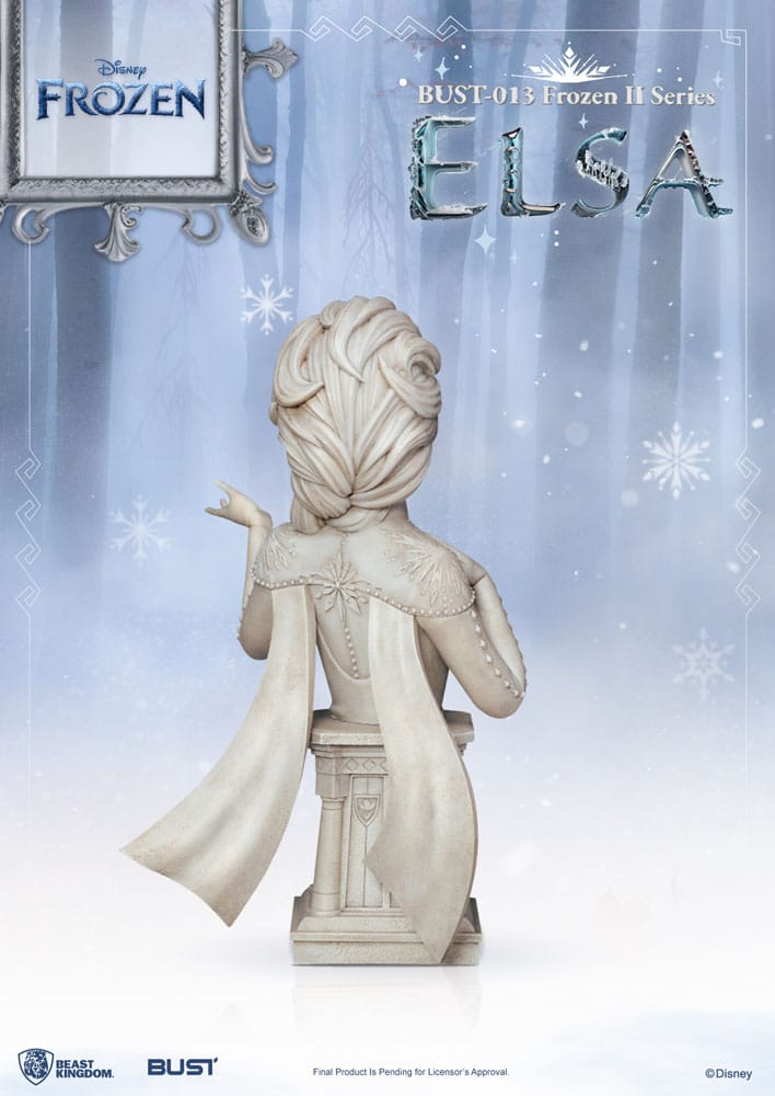 Frozen II Series PVC Bust Elsa 16cm - Scale Statue - Beast Kingdom Toys - Hobby Figures UK