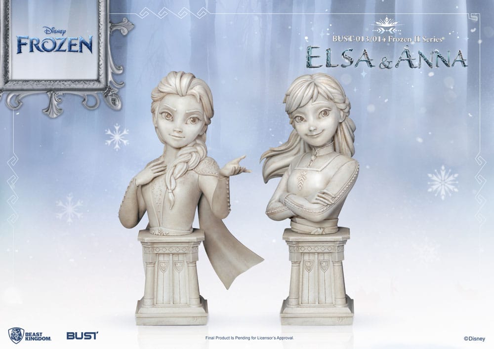Frozen II Series PVC Bust Elsa 16cm - Scale Statue - Beast Kingdom Toys - Hobby Figures UK