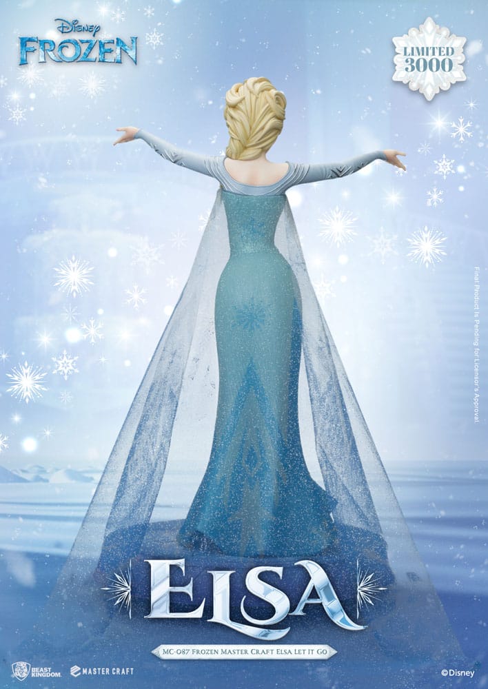 Frozen Master Craft Statue Elsa Let It Go 40cm - Scale Statue - Beast Kingdom Toys - Hobby Figures UK