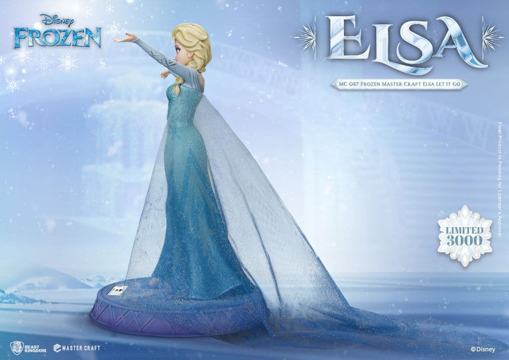 Frozen Master Craft Statue Elsa Let It Go 40cm - Scale Statue - Beast Kingdom Toys - Hobby Figures UK