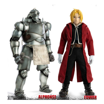 Fullmetal Alchemist: Brotherhood Action Figures 1/6 Alphonse & Edward Elric Twin Pack - Action Figures - ThreeZero - Hobby Figures UK
