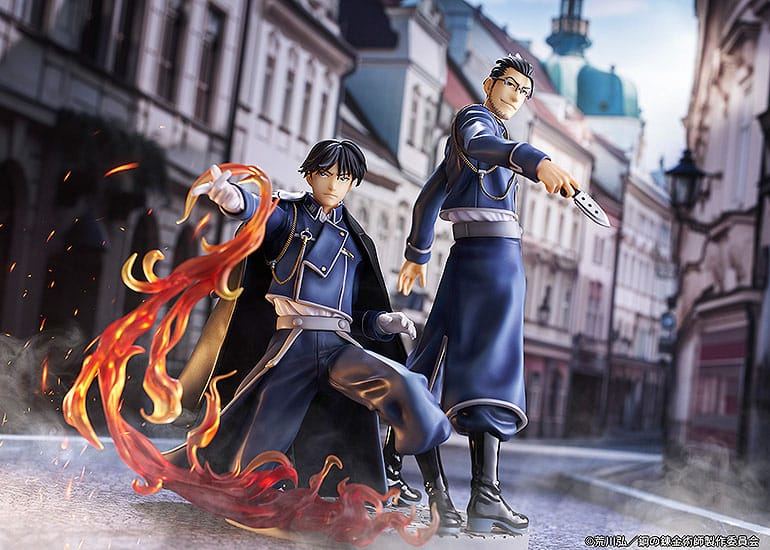 Fullmetal Alchemist: Brotherhood PVC Statue Roy Mustang & Maes Hughes Kizuna 27cm - Scale Statue - Proof - Hobby Figures UK