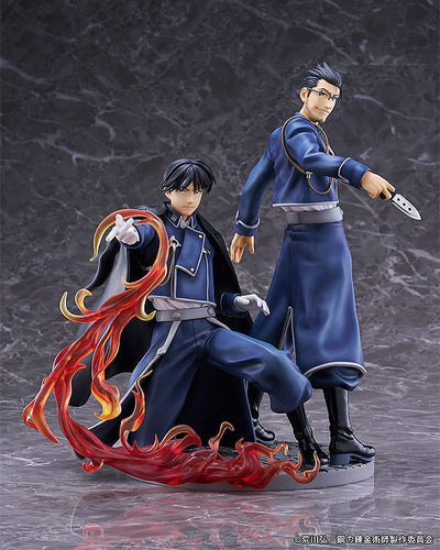 Fullmetal Alchemist: Brotherhood PVC Statue Roy Mustang & Maes Hughes Kizuna 27cm - Scale Statue - Proof - Hobby Figures UK