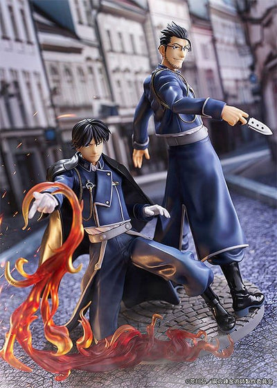 Fullmetal Alchemist: Brotherhood PVC Statue Roy Mustang & Maes Hughes Kizuna 27cm - Scale Statue - Proof - Hobby Figures UK