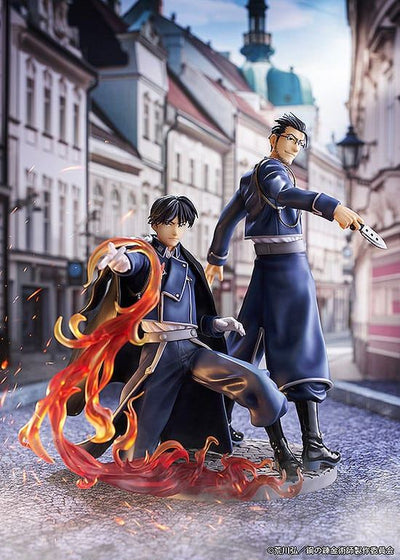 Fullmetal Alchemist: Brotherhood PVC Statue Roy Mustang & Maes Hughes Kizuna 27cm - Scale Statue - Proof - Hobby Figures UK