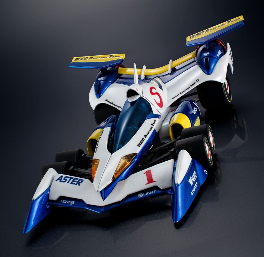 Future GPX Cyber Formula 11 Vehicle 1/18 Variable Action Super Asurada AKF-11 Livery Edition 10cm (with gift) - Scale Statue - Megahouse - Hobby Figures UK
