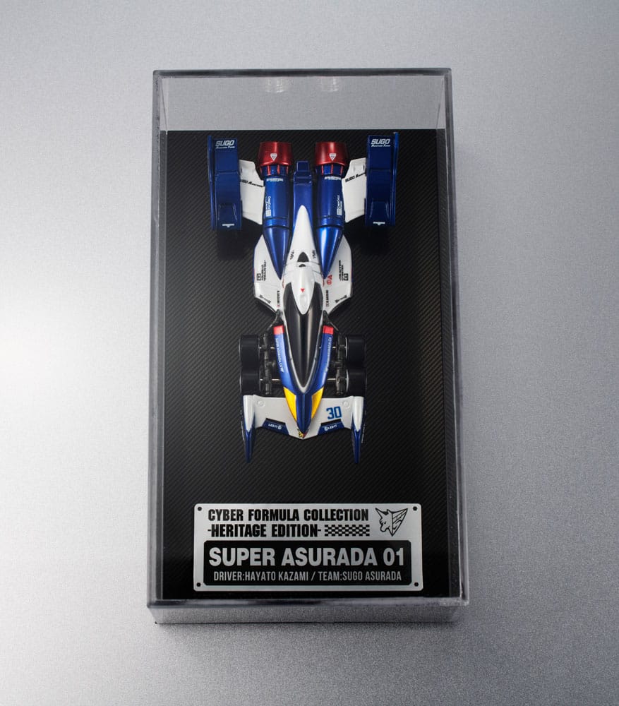 Future GPX Cyber Formula Vehicle 1/18 Super Asurada 01 Heritage Edition 14cm - Scale Statue - Megahouse - Hobby Figures UK
