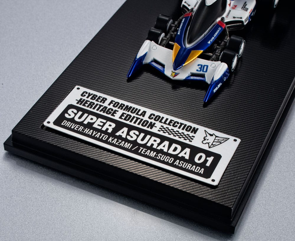Future GPX Cyber Formula Vehicle 1/18 Super Asurada 01 Heritage Edition 14cm - Scale Statue - Megahouse - Hobby Figures UK